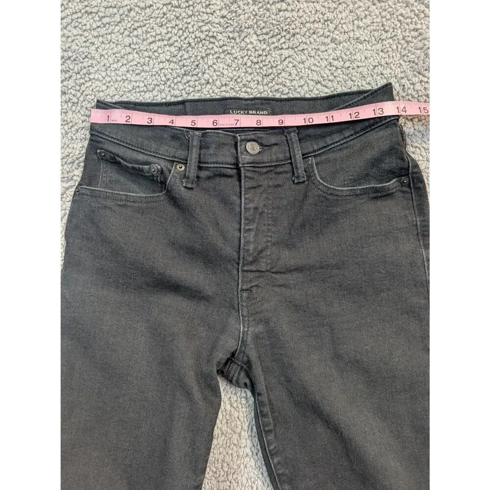 Lucky Brand Jeans Women's Size 10 Black Bridgette High Rise Skinny (0619)
